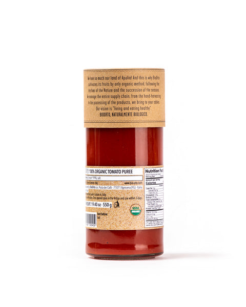 Organic Tomato Puree 19.40 oz - Magnifico Food