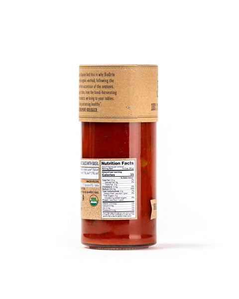 Organic Tomato Sauce with Basil 19.40 Oz - Magnifico Food