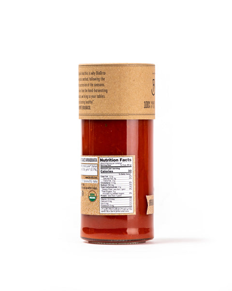 Organic Tomato Sauce Arrabbiata 19.40 Oz - Magnifico Food