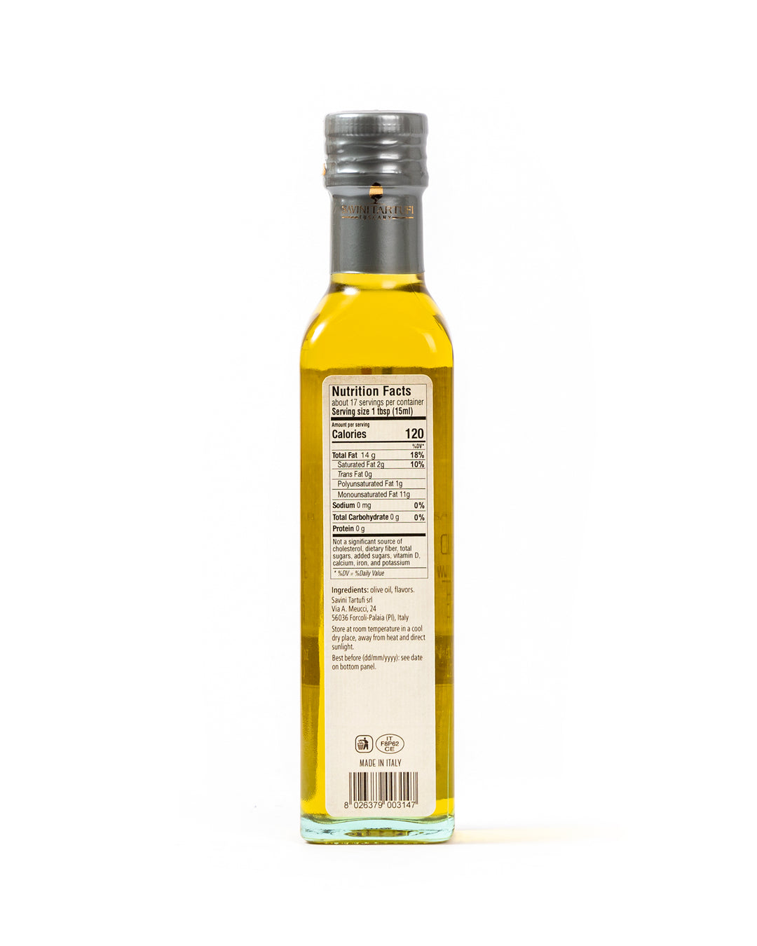 Extra Virgin Olive Oil with White Truffle Zucchi Magnifico Food
