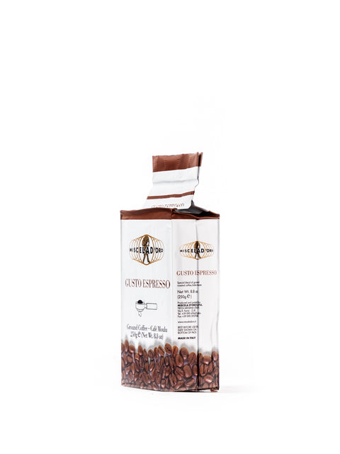 Gusto Espresso Ground Coffee 8.8 Oz - Magnifico Food