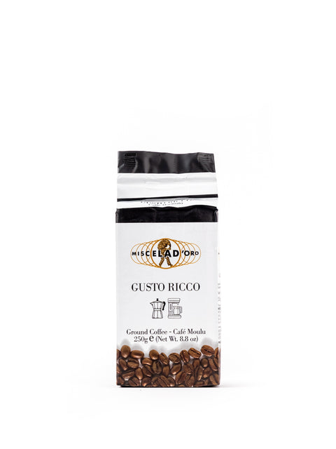 Gusto Ricco Ground Coffee 8.8 Oz - Magnifico Food