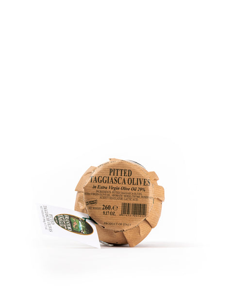 Taggiasche Pitted Olives in Evoo 9.17 Oz - Magnifico Food