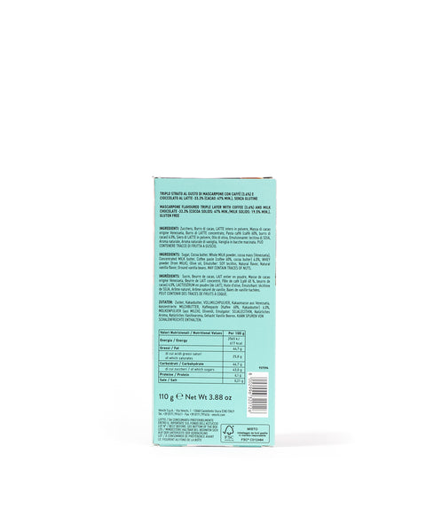 Tiramisu Milk Chocolate Bar 3.88 Oz