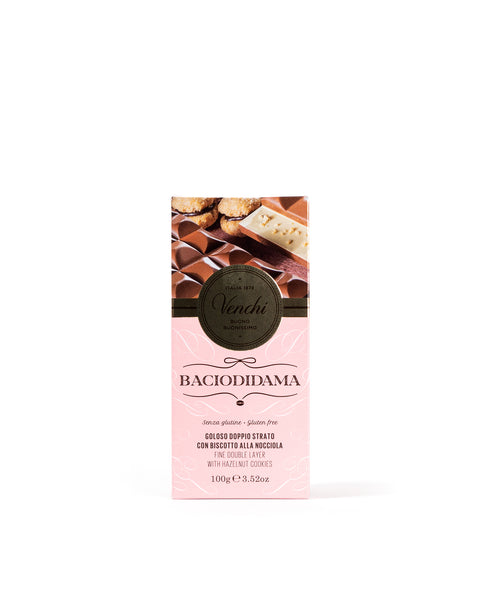 Milk Chocolate Gianduia Bacio di Dama Bar 3.52 Oz