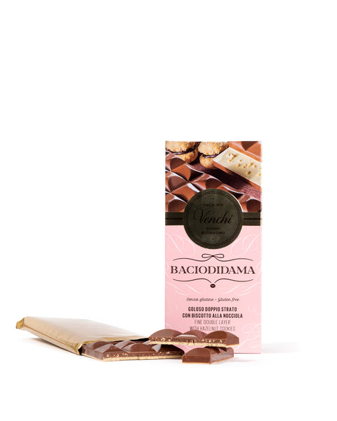 Milk Chocolate Gianduia Bacio di Dama Bar 3.52 Oz