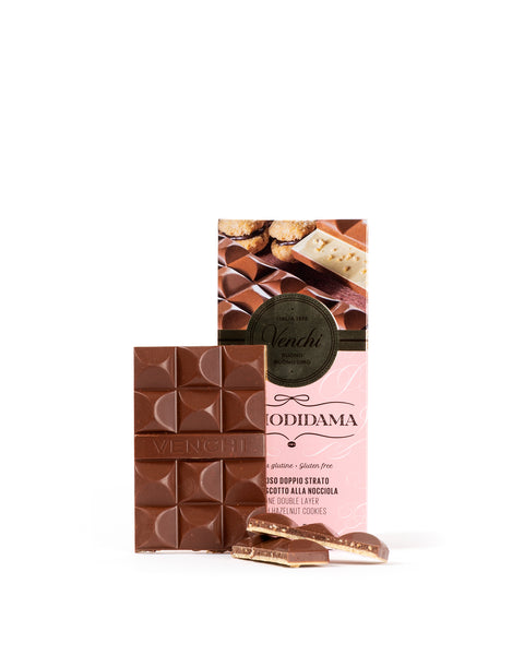 Milk Chocolate Gianduia Bacio di Dama Bar 3.52 Oz