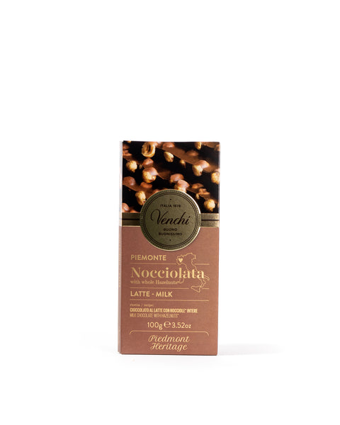 Nocciolata Milk Chocolate Hazelnut Bar 3.52 Oz