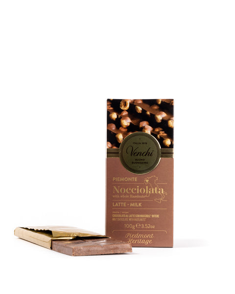 Nocciolata Milk Chocolate Hazelnut Bar 3.52 Oz