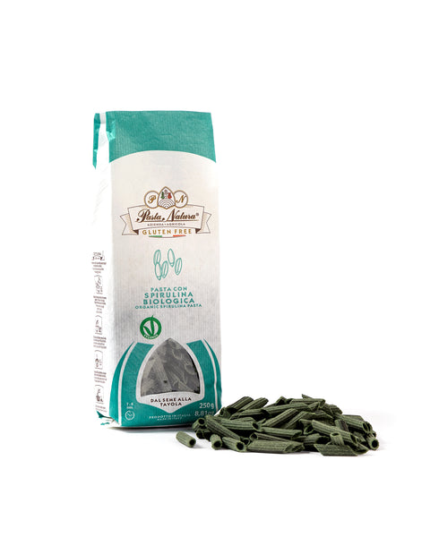 Gluten-Free Organic Penne Pasta with Spirulina 8.81 Oz