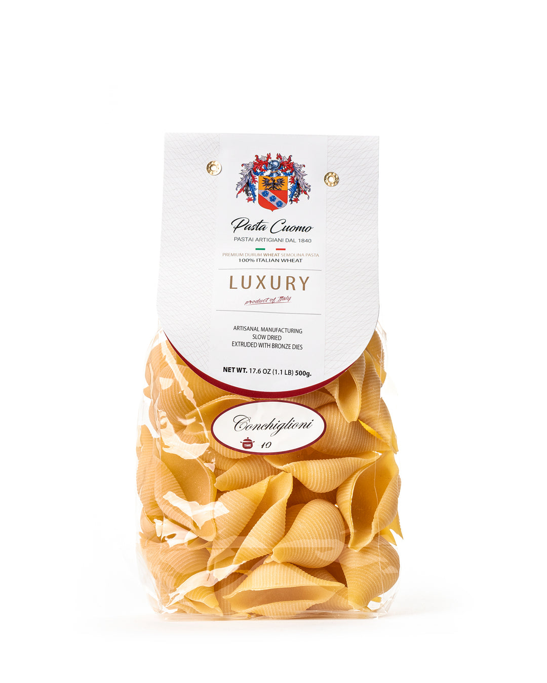 Jumbo Shells Pasta 17.6 Oz | Magnifico Food