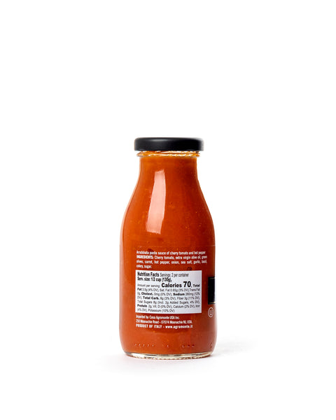 Arrabbiata Pasta Sauce of Cherry Tomato and Hot Pepper 9.17 Oz - Magnifico Food