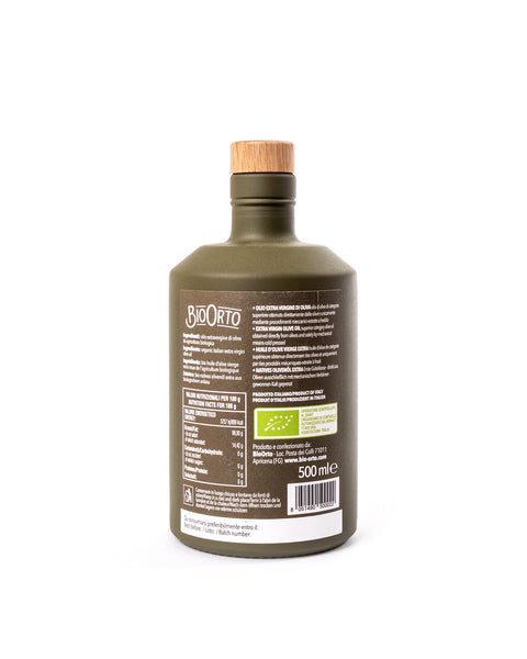 Organic Extra Virgin Olive Oil Monocultivar Peranzana 16.90 Fl Oz