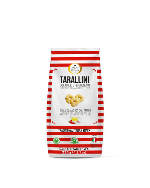 Tarallini Garlic Oil & Hot Pepper 8.1 Oz