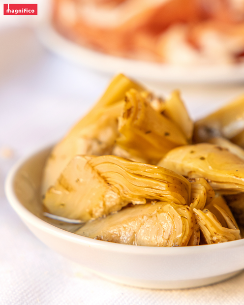 Grilled Artichokes Hearts in Sunflower Oil 12 Oz - Magnifico Food