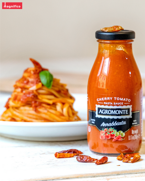 Arrabbiata Pasta Sauce of Cherry Tomato and Hot Pepper 9.17 Oz - Magnifico Food