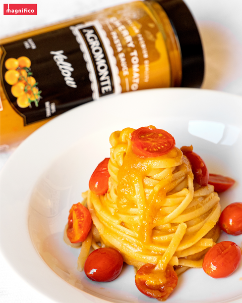 Yellow Cherry Tomato Pasta Sauce 20.46 Oz - Magnifico Food