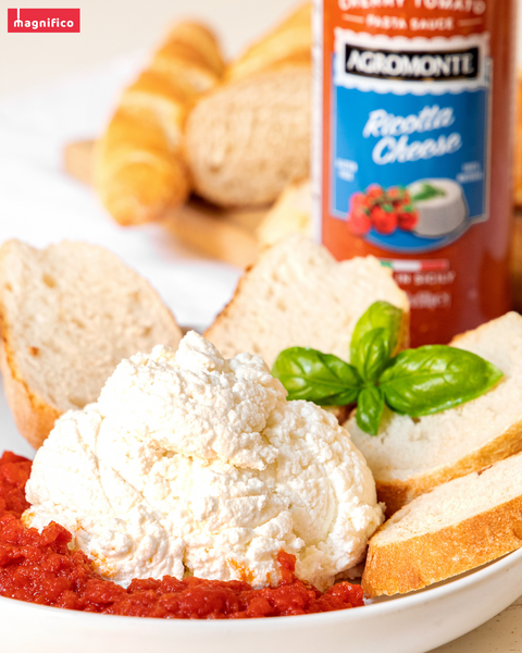 Cherry Tomato Pasta Sauce with Ricotta Cheese 20.46 Oz - Magnifico Food