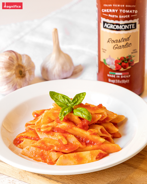 Cherry Tomato Pasta Sauce with Roasted Garlic 20.46 Oz - Magnifico Food